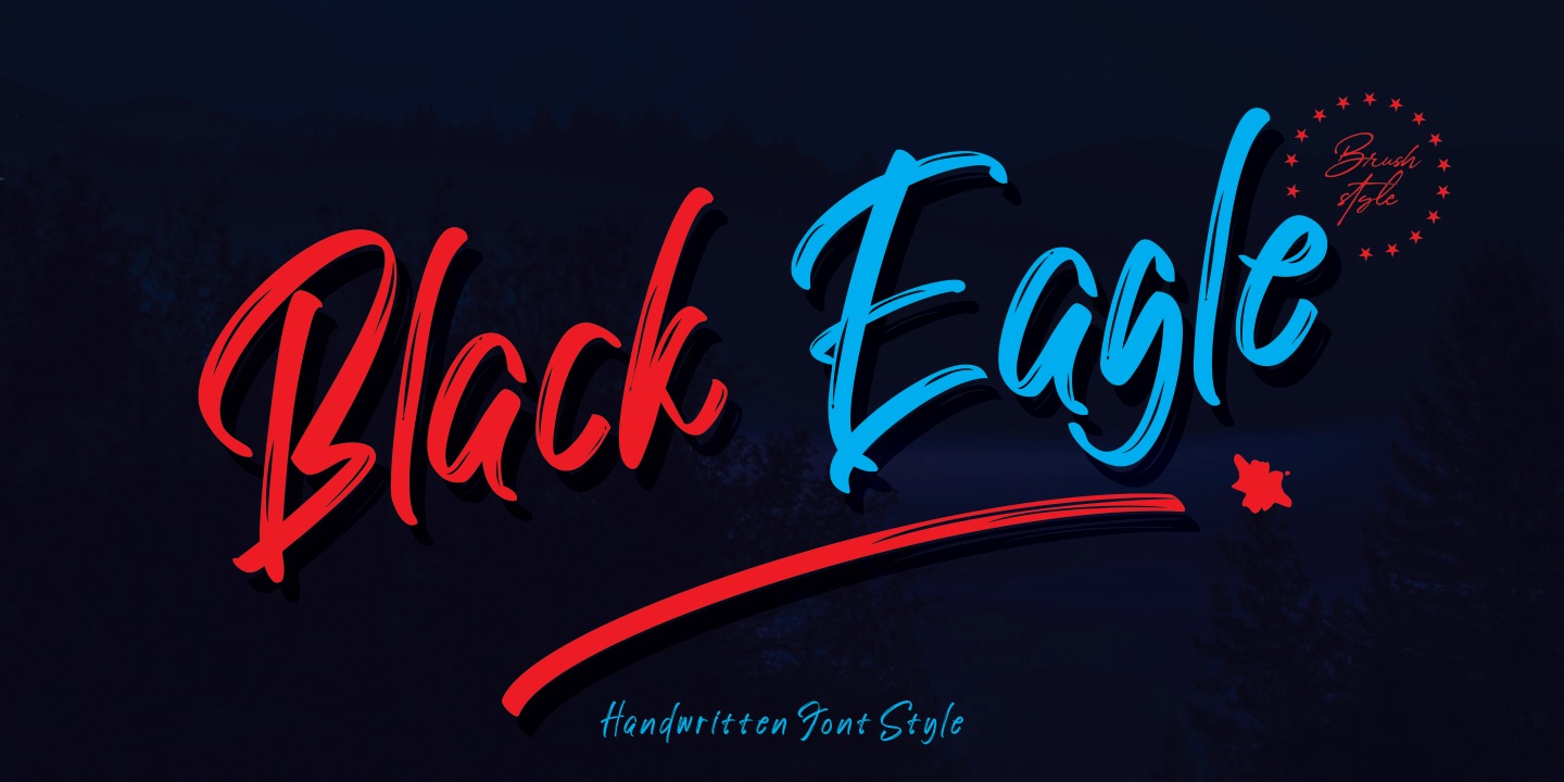 Example font Black Eagle #1
